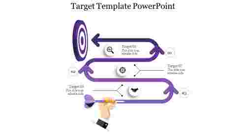 target template powerpoint-3-Purple